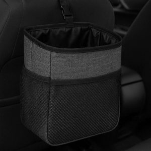 11 Reusable and Washable Car Trash Bag with Mesh Pocket