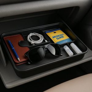 Portable Car Glove Box Organizer Tray Insert