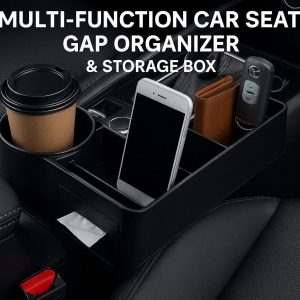 Multi Function Car Seat Gap Organizer and Storage Box