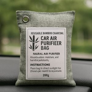 Reusable Bamboo Charcoal Car Air Purifier Bag