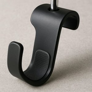 6 Universal Car Coat Hook with Non Slip Rubber Grip