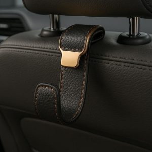 Luxury Leather Style Car Hook for Interior Accessories